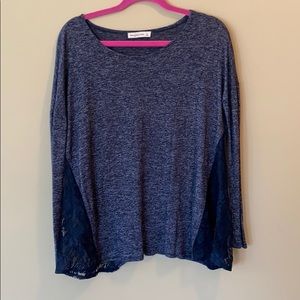 abercrombie & fitch long sleeve loose top